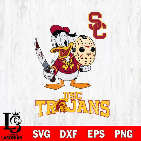 USC Trojans Jason Voorhees 12 Svg Eps Dxf Png File, Digital Download
