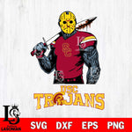 USC Trojans Jason Voorhees 7 Svg Eps Dxf Png File, Digital Download