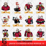 USC Trojans Jason Voorhees NCAA Bundle 12 SVG Svg Eps Dxf Png File, Digital Download