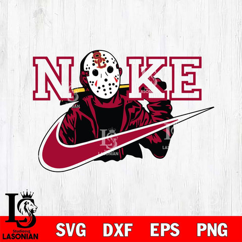 USC Trojans Jason Voorhees Nike Svg Eps Dxf Png File, Digital Download, Instant Download