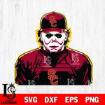 USC Trojans Michael Myers Horror Halloween Svg Eps Dxf Png File, NCAA svg, Digital Download, Instant Download