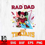 USC Trojans Mickey Mouse Sport Rad Dad SVG DXF EPS PNG FILE, NCAA File Cut,Digital Download,Instant Download