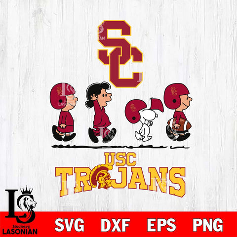 USC Trojans Snoopy Sport 12 Svg Eps Dxf Png File, Digital Download