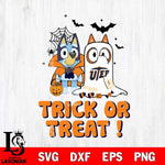 UTEP Miners Bluey Trick or Treat Halloween Svg Eps Dxf Png File, Digital Download, Instant Download
