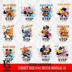 UTEP Miners Disney Rad Dad NCAA Bundle 12 SVG DXF EPS PNG FILE, BUNDLE NCAA Disney Father day File Cut,Digital Download,Instant Download,Disney Svg Files