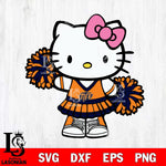 UTEP Miners Hello Kitty Cheerleader 11 Svg Eps Dxf Png File, Digital Download, Instant Download