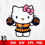 UTEP Miners Hello Kitty Cheerleader 9 Svg Eps Dxf Png File, Digital Download, Instant Download