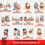 UTSA Roadrunners Bluey Dace Mode NCAA Bundle 12 SVG Eps Dxf Png File, Digital Download, Instant Download