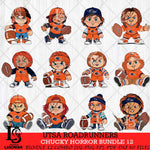 UTSA Roadrunners Chucky Horror Bundle 12 SVG Eps Dxf Png File, Bundle NCAA svg, Digital Download, Instant Download