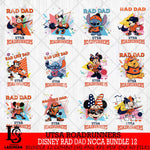 UTSA Roadrunners Disney Rad Dad NCAA Bundle 12 SVG DXF EPS PNG FILE, BUNDLE NCAA Disney Father day File Cut,Digital Download,Instant Download,Disney Svg Files