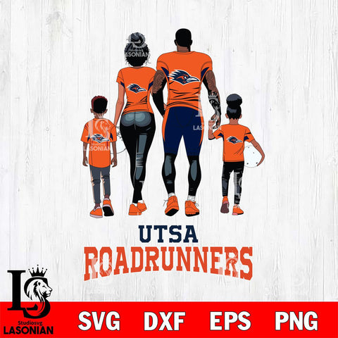 UTSA Roadrunners Family Love Rugby SVG DXF EPS PNG FILE,NCAA SVG, Father day Digital Download,Instant Download, Silhouette