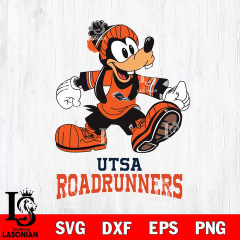 UTSA Roadrunners Goofy Cool Sport SVG DXF EPS PNG FILE,NCAA svg ,Football Digital Download,Instant Download, Silhouette