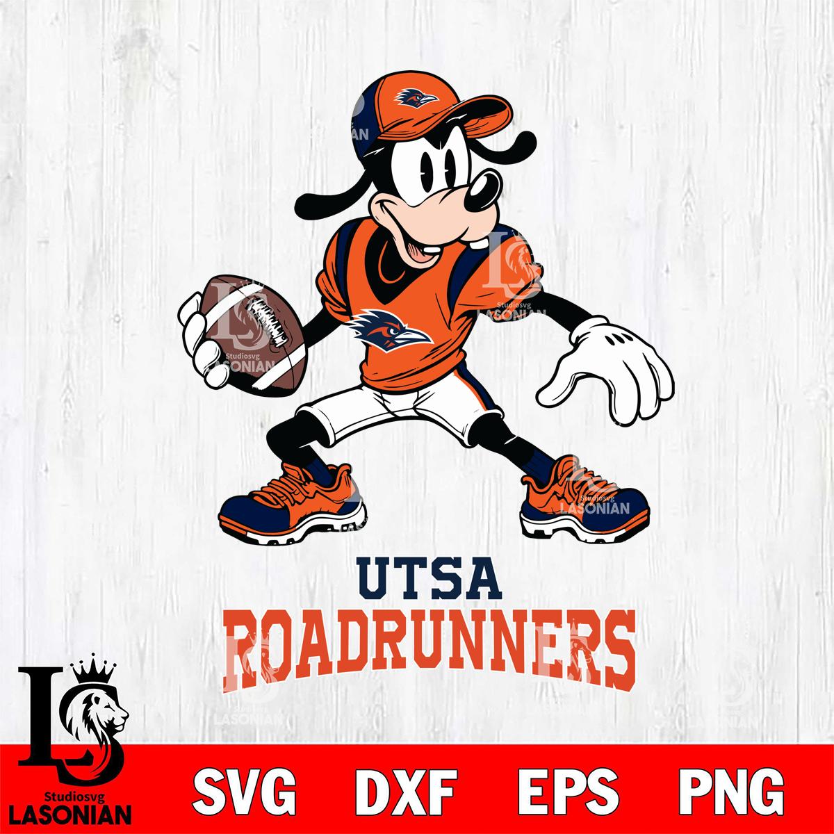 UTSA Roadrunners Goofy Disney – lasoniansvg