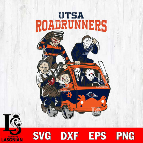 UTSA Roadrunners Jason Voorhees Horror 10 Svg Eps Dxf Png File, NCAA svg, Digital Download, Instant Download