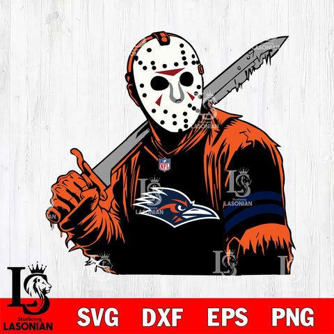 UTSA Roadrunners Jason Voorhees Horror 7 Svg Eps Dxf Png File, NCAA svg, Digital Download, Instant Download