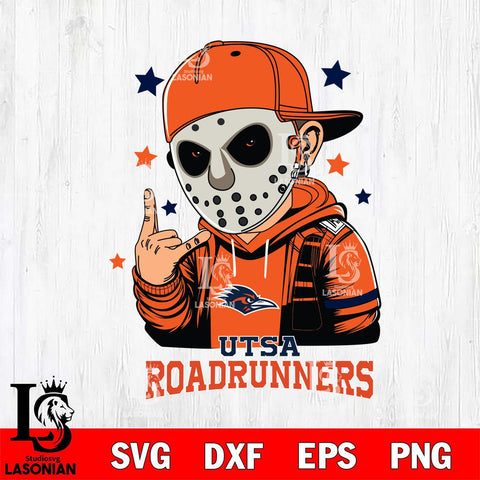 UTSA Roadrunners Jason Voorhees Horror 9 Svg Eps Dxf Png File, NCAA svg, Digital Download, Instant Download