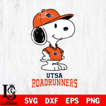 UTSA Roadrunners Snoopy Football sport SVG DXF EPS PNG FILE,Snoopy File Cut, NCAA Digital Download,Instant Download,Christmas Silhouette