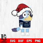 Utah State Aggies Bluey Cartoon Christmas Svg Eps Dxf Png File, Digital Download, Instant Download