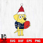 Utah State Aggies Bluey Lucky Christmas Svg Eps Dxf Png File, Digital Download, Instant Download