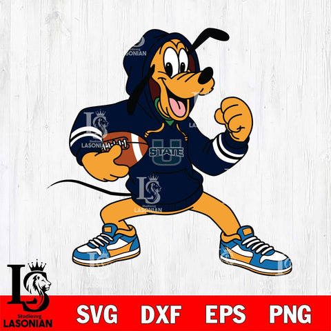 Utah State Aggies Goofy Disney Football Christmas File Cut, NCAA SVG DXF EPS PNG FILE, Digital Download , Criucut , Silhouette