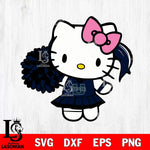 Utah State Aggies Hello Kitty Cheerleader 12 Svg Eps Dxf Png File, Digital Download, Instant Download