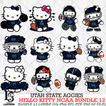 Utah State Aggies NCAA Bundle 12 Svg Eps Dxf Png File, NCAA svg, Digital Download, Instant Download