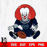 Utah State Aggies Pennywise Horror Sport 6 Svg Eps Dxf Png File, Digital Download