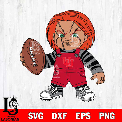 Utah Utes Chucky Horror 12 Svg Eps Dxf Png File, NCAA svg, Digital Download, Instant Download