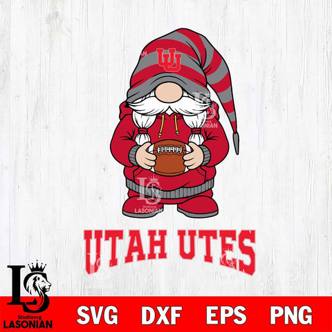 Utah Utes Gnome Sport File Cut, NCAA SVG, Digital Download , Criucut , Silhouette