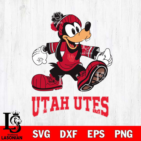 Utah Utes Goofy Cool Sport SVG DXF EPS PNG FILE,NCAA svg ,Football Digital Download,Instant Download, Silhouette