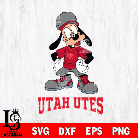 Utah Utes Goofy Sport SVG DXF EPS PNG FILE,NCAA svg ,Football Digital Download,Instant Download, Silhouette