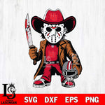 Utah Utes Jason Voorhees Horror Svg Eps Dxf Png File, NCAA svg, Digital Download, Instant Download