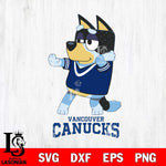 Vancouver Canucks Bluey Dad Dance Svg Eps Dxf Png File, Digital Download, Instant Download