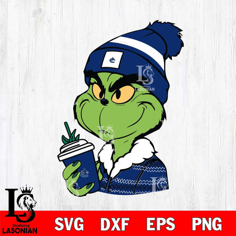 Vancouver Canucks Boujee Grinch Svg Eps Dxf Png File, Digital Download, Instant Download