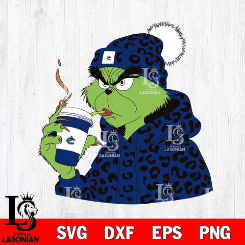 Vancouver Canucks Boujee Grinch 8 Svg Eps Dxf Png File, Digital Download, Instant Download