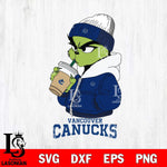 Vancouver Canucks Grinch Bougie Sport Svg Eps Dxf Png File, Digital Download, Instant Download