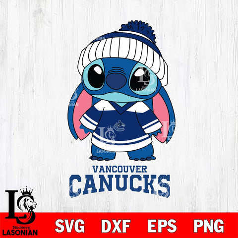 Vancouver Canucks Stitch NHL Hockey SVG DXF EPS PNG FILE,NHL File Cut,Disney Digital Download,Instant Download, Silhouette