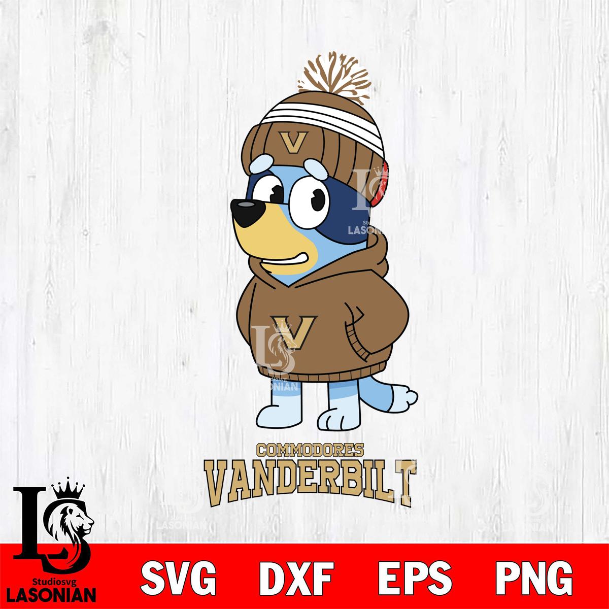 Vanderbilt Commodores Bluey Hoodie rugby – lasoniansvg