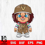Vanderbilt Commodores Chucky Football Horror Halloween Svg Eps Dxf Png File, NCAA svg, Digital Download, Instant Download