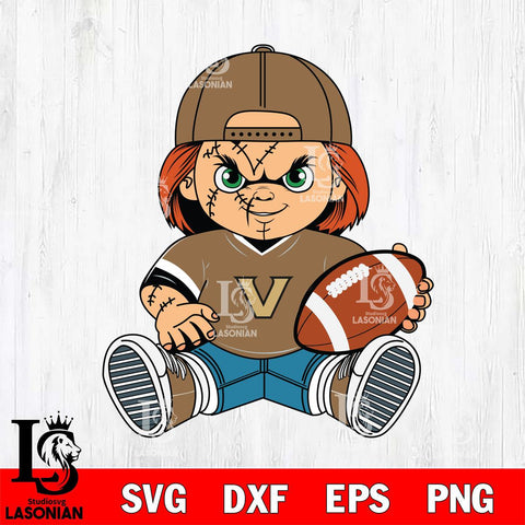 Vanderbilt Commodores Chucky Horror 3 Svg Eps Dxf Png File, NCAA svg, Digital Download, Instant Download