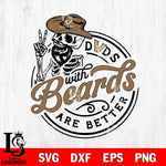Vanderbilt Commodores Dad With Beard Are Better Svg Eps Dxf Png File, Digital Download, Instant Download