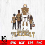 Vanderbilt Commodores Father Football SVG DXF EPS PNG FILE,NCAA SVG, Father day Digital Download,Instant Download, Silhouette