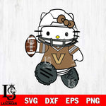 Vanderbilt Commodores Hello Kitty sport Svg Eps Dxf Png File, NCAA svg, Digital Download, Instant Download