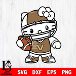 Vanderbilt Commodores Hello Kitty sport 2 Svg Eps Dxf Png File, NCAA svg, Digital Download, Instant Download