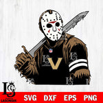 Vanderbilt Commodores Jason Voorhees Horror 7 Svg Eps Dxf Png File, NCAA svg, Digital Download, Instant Download