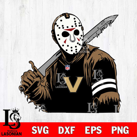 Vanderbilt Commodores Jason Voorhees Horror 7 Svg Eps Dxf Png File, NCAA svg, Digital Download, Instant Download