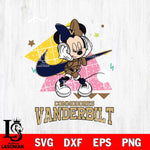 Vanderbilt Commodores Minnie Mouse Dancing SVG DXF EPS PNG FILE, NCAA File Cut,Digital Download,Instant Download