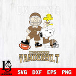 Vanderbilt Commodores Snoopy Dont mess with SVG DXF EPS PNG FILE,Snoopy File Cut, NCAA Digital Download,Instant Download,Christmas Silhouette