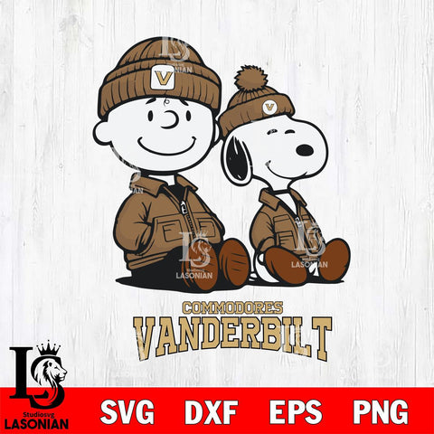 Vanderbilt Commodores Snoopy Sport 6 Svg Eps Dxf Png File, Digital Download