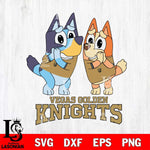 Vegas Golden Knights Bluey & Bingo 15 Svg Eps Dxf Png File, NHL svg, Digital Download, Instant Download